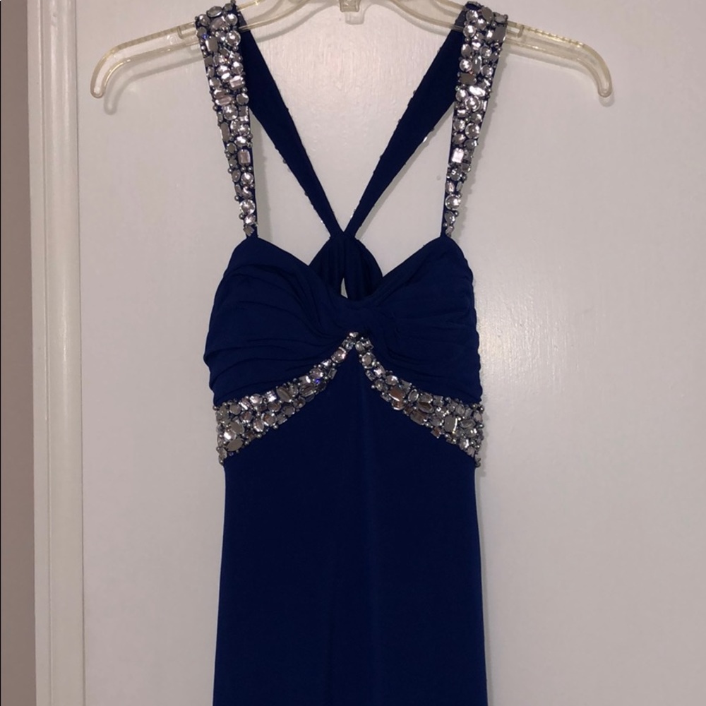 Blue homecoming dress
